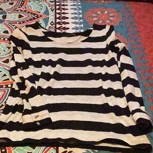Ladies stripped tee reduced